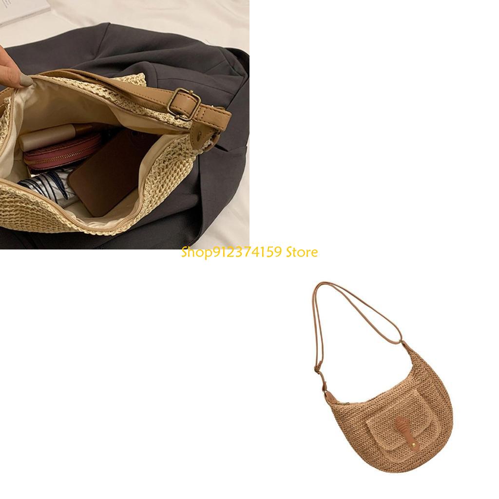 Beach Bag Straw - G5AE Túi đeo vai nữ đi