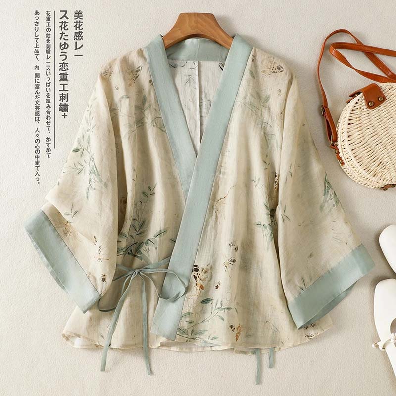 Vintage Floral Printed Short K - đánh giá và giá Summer Clothing Wraps