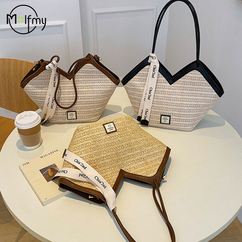 Ladies Beach Bag Vintage Handm - đánh giá và giá Beach Bag Straw
