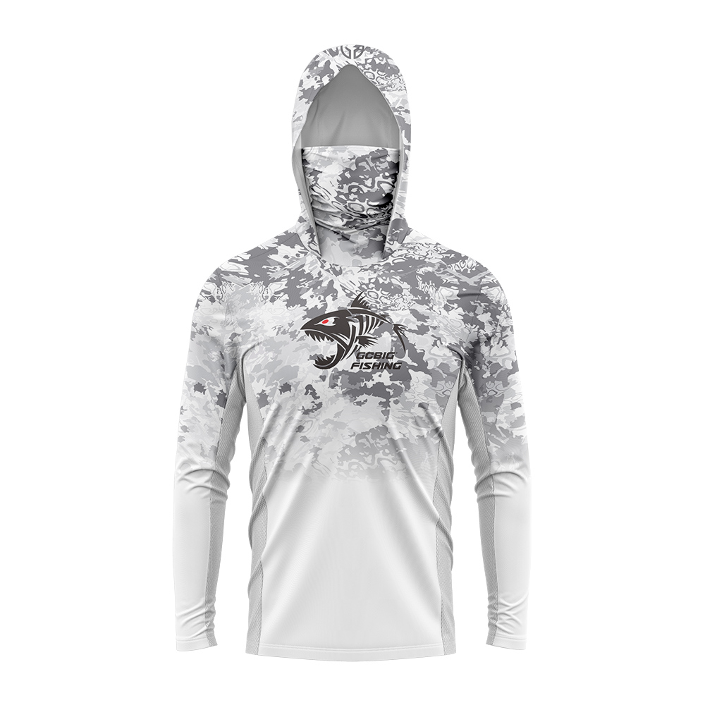 UPF50+ Hooded Fishing Shirt Bu - đánh giá và giá Summer Clothing Tops