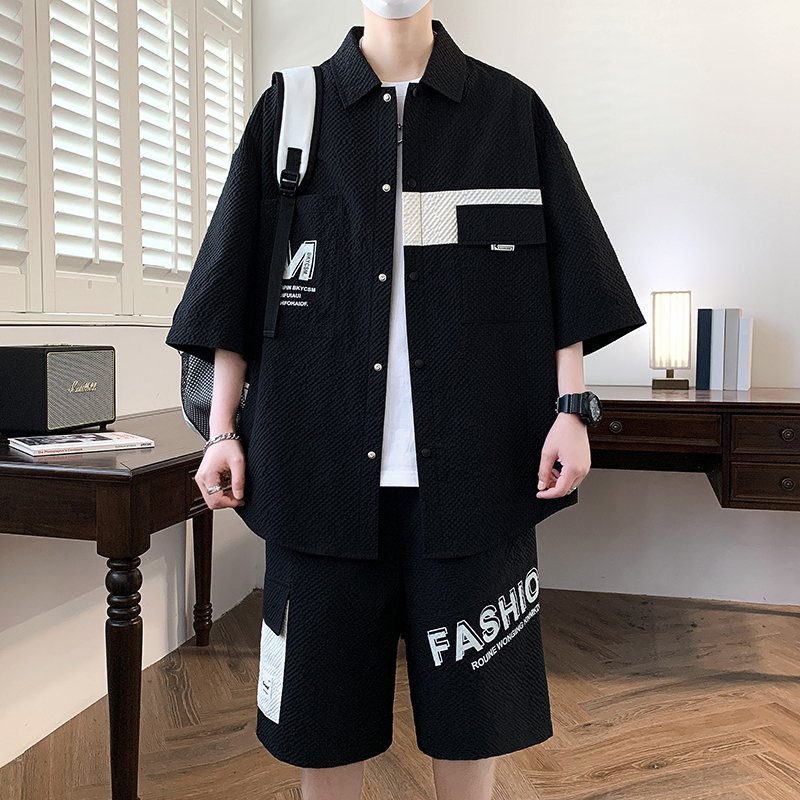 Fashion Men's Sets Top Shirts  - đánh giá và giá Summer Clothing Men Fashion