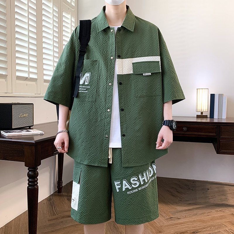 Fashion Men's Sets Top Shirts  - đánh giá và giá Summer Clothing Men Fashion