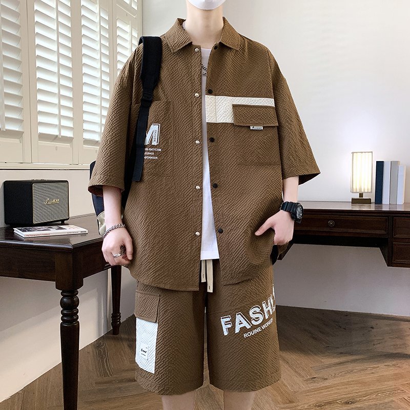 Fashion Men's Sets Top Shirts  - đánh giá và giá Summer Clothing Men Fashion