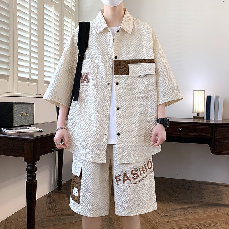 Fashion Men's Sets Top Shirts  - đánh giá và giá Summer Clothing Men Fashion