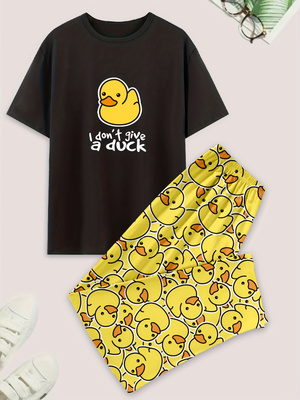 Men's casual pajama set, duck- - đánh giá và giá Summer Duck Clothing