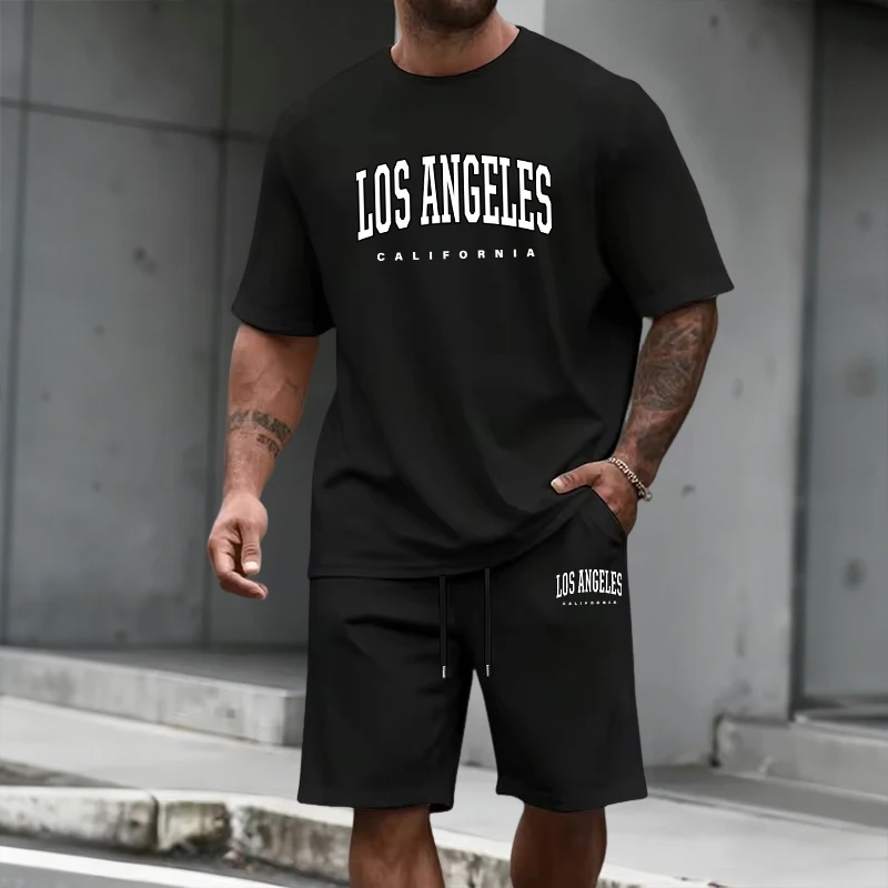 Men's Tracksuit Short Sleeve T - đánh giá và giá Summer Clothing Men Fashion