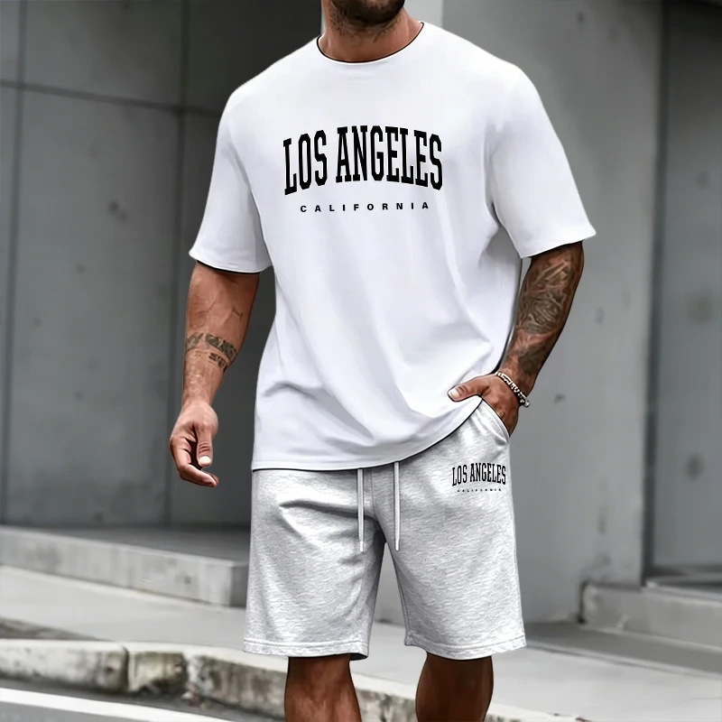 Men's Tracksuit Short Sleeve T - đánh giá và giá Summer Clothing Men Fashion