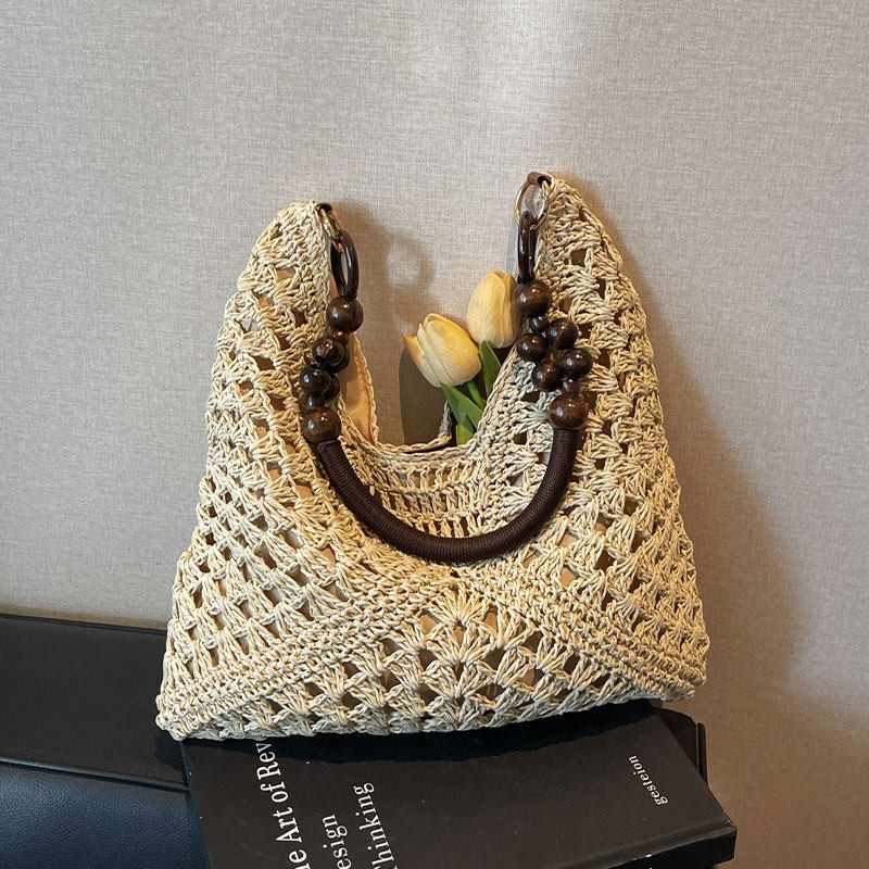 Beach Vacation Style Large Cap - đánh giá và giá Beach Bag Straw