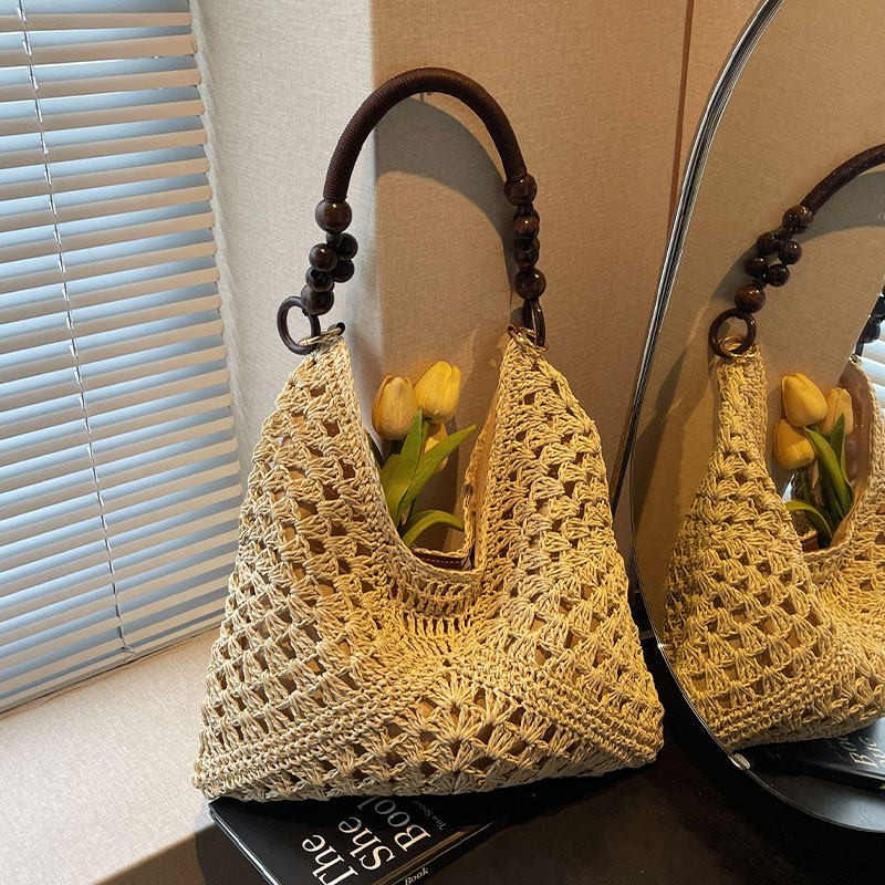 Beach Vacation Style Large Cap - đánh giá và giá Beach Bag Straw