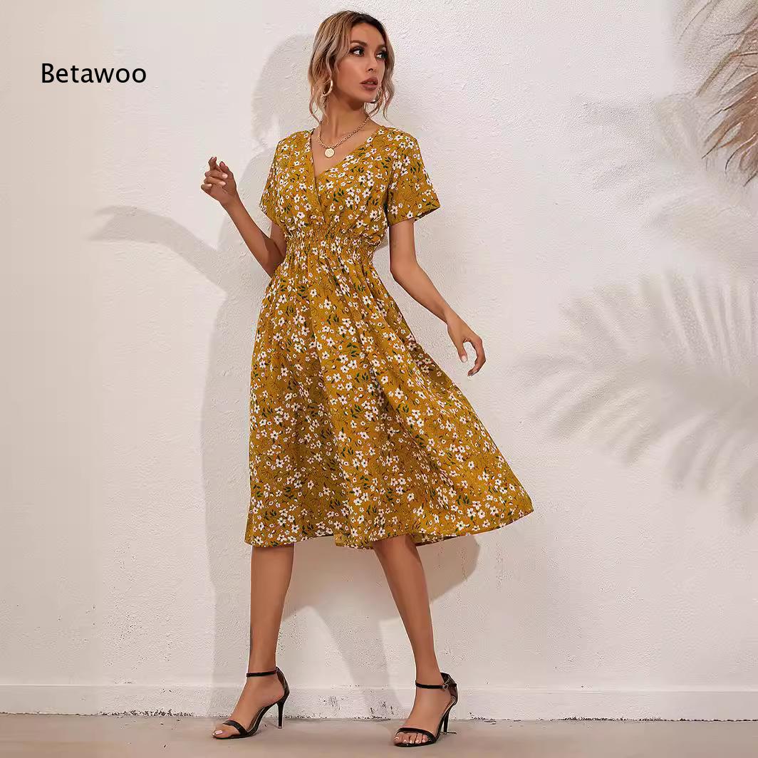 Ditsy Floral Midi Sundress Lad - đánh giá và giá Sundress Midi Floral