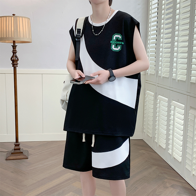 Men's Casual 2-Piece Sportswea - đánh giá và giá Summer Clothing Men Fashion