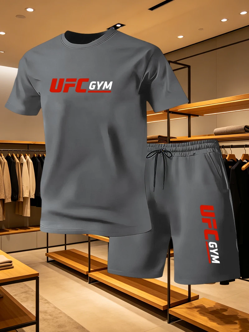 Men's Fashion T-shirt Shorts U - đánh giá và giá Summer Clothing Men Fashion