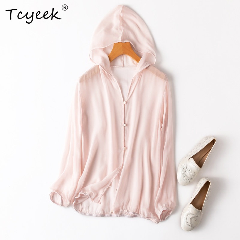 Tcyeek 100% Real Mulberry Silk - đánh giá và giá Summer Clothing Tops