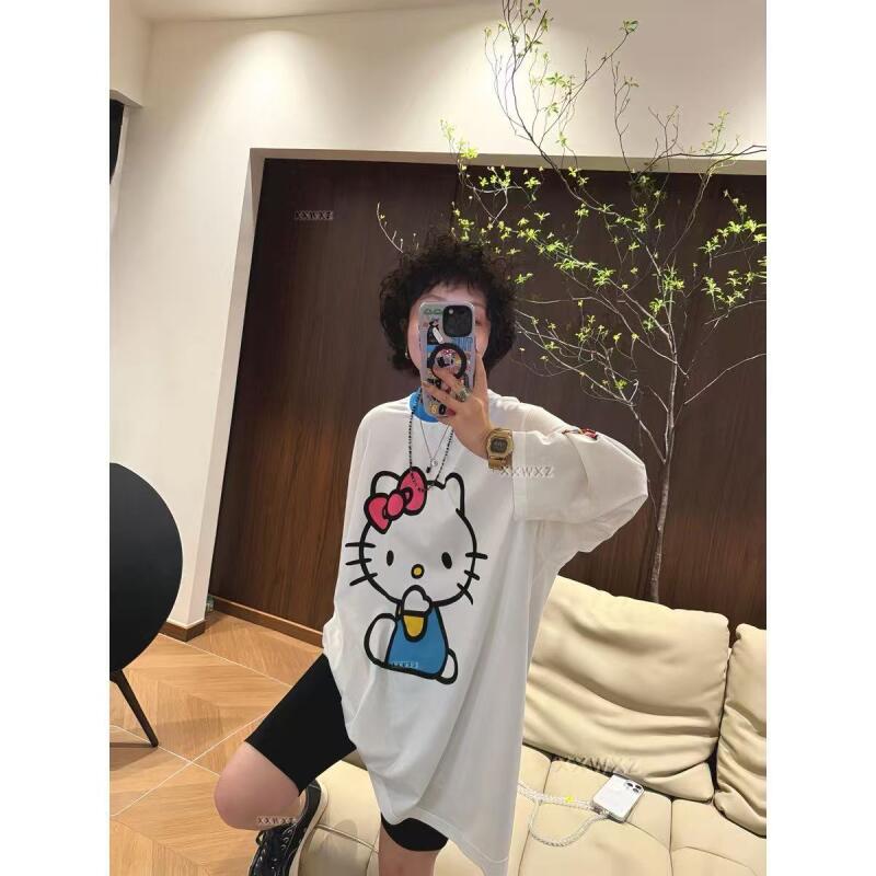 Long-Sleeved Hello Kitty Summe - đánh giá và giá Summer Clothing Tops