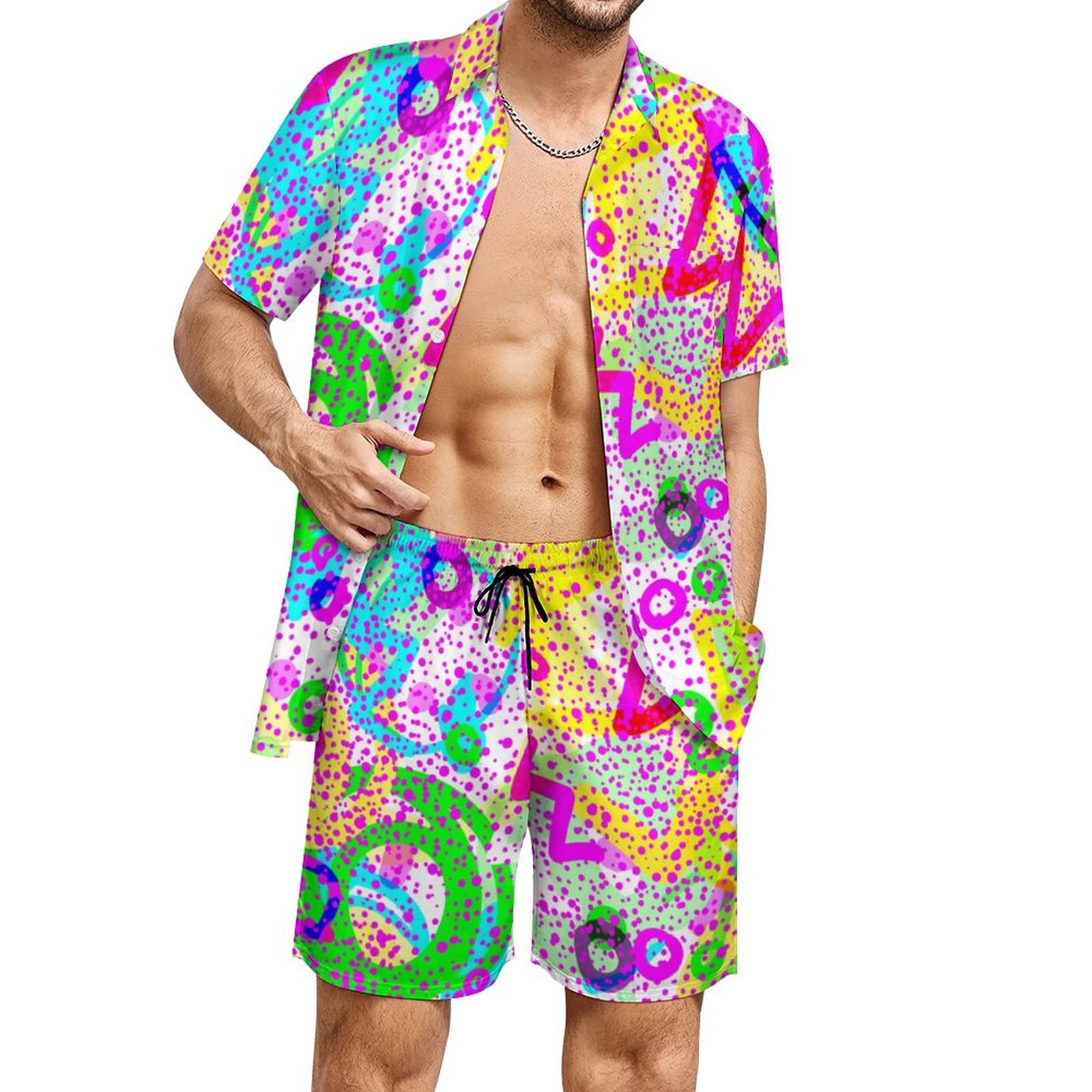 Summer Irregular Geometric 3D  - đánh giá và giá Summer Clothing Men Fashion