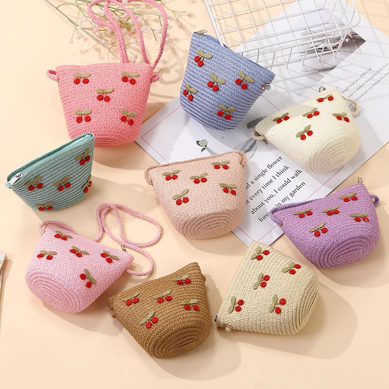 Children Foldable Woven Straw  - đánh giá và giá Beach Bag Straw