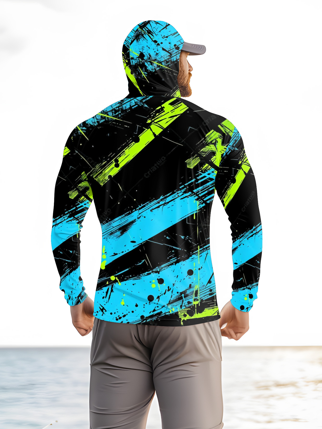 Fishing Hoodie Men Long Sleeve - đánh giá và giá Summer Clothing Tops