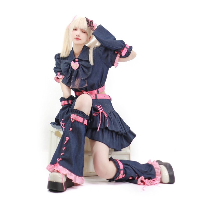 2024 Denim Sweetheart Y2k Set  - đánh giá và giá Summer Clothing Women Sale
