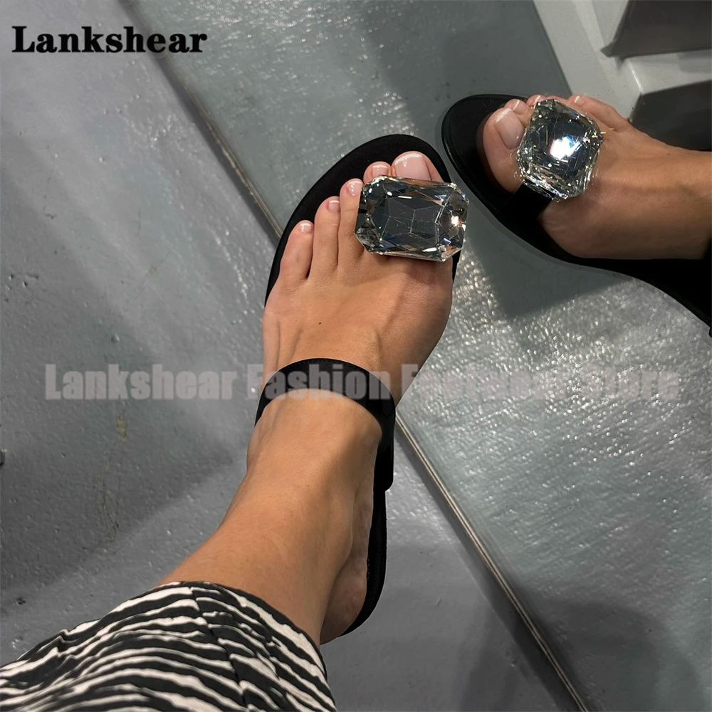 Silver Jewel Flat Slippers Bla - đánh giá và giá Flip Flop Jeweled