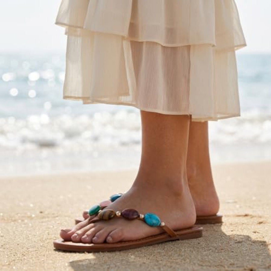 Women Jeweled Sandals Thong Sa - đánh giá và giá Flip Flop Jeweled