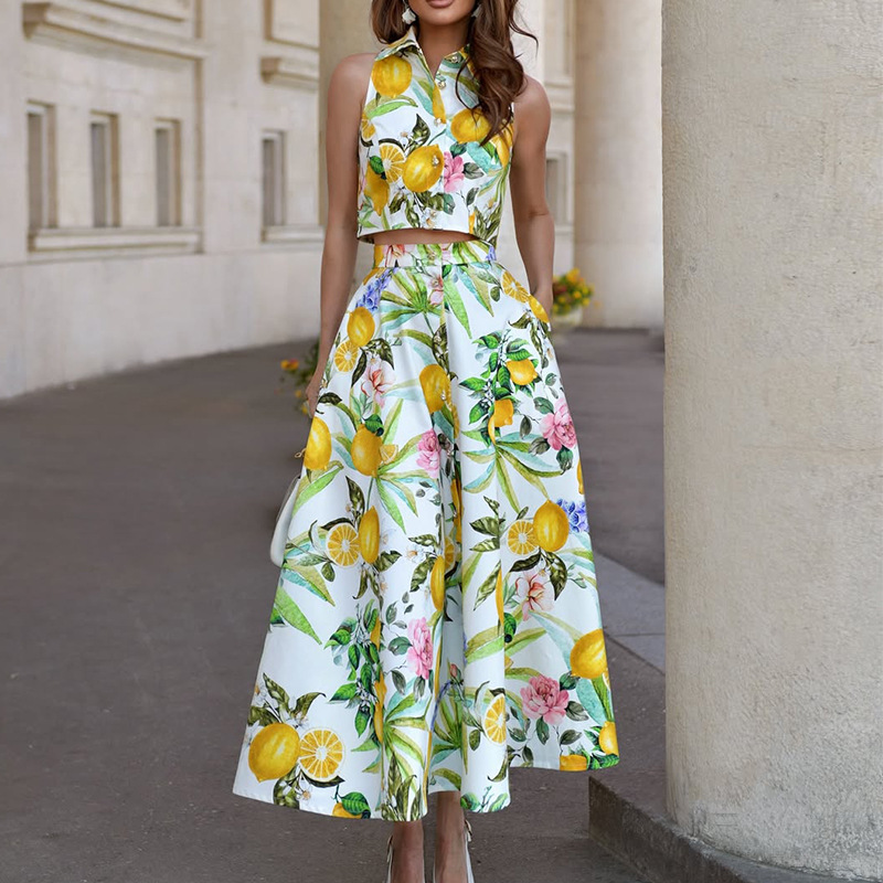 Women's Fashion Lemon Print Sl - đánh giá và giá Summer Zara