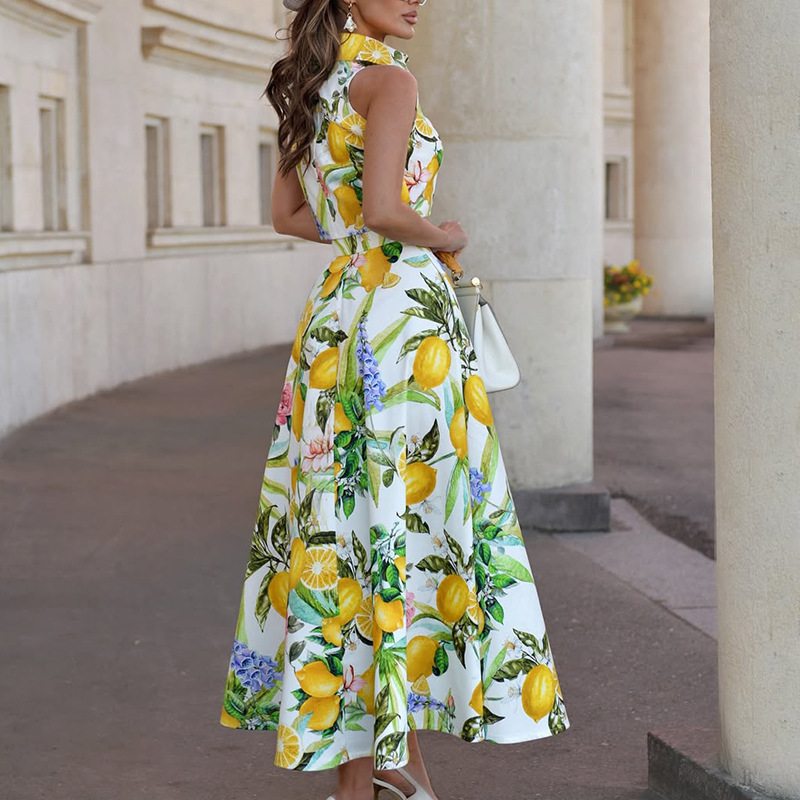 Women's Fashion Lemon Print Sl - đánh giá và giá Summer Zara