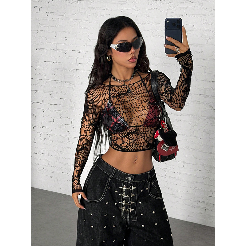 Women Top Long Sleeves See Thr - đánh giá và giá Summer Clothing Tops