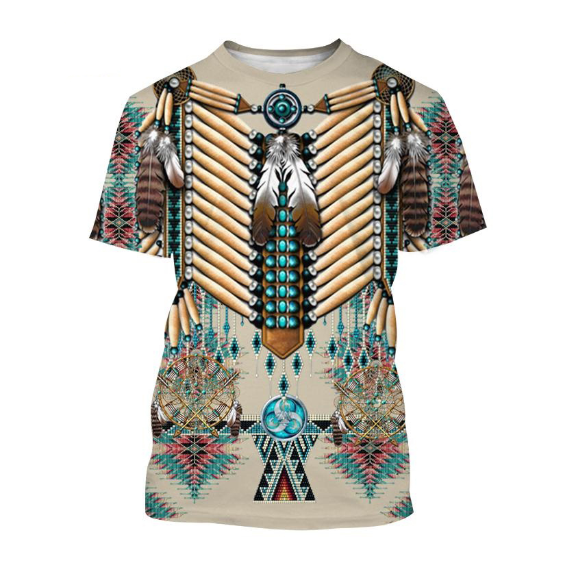 Indian Ethnic Style 3D Print T - đánh giá và giá Indian Summer Vintage Clothing