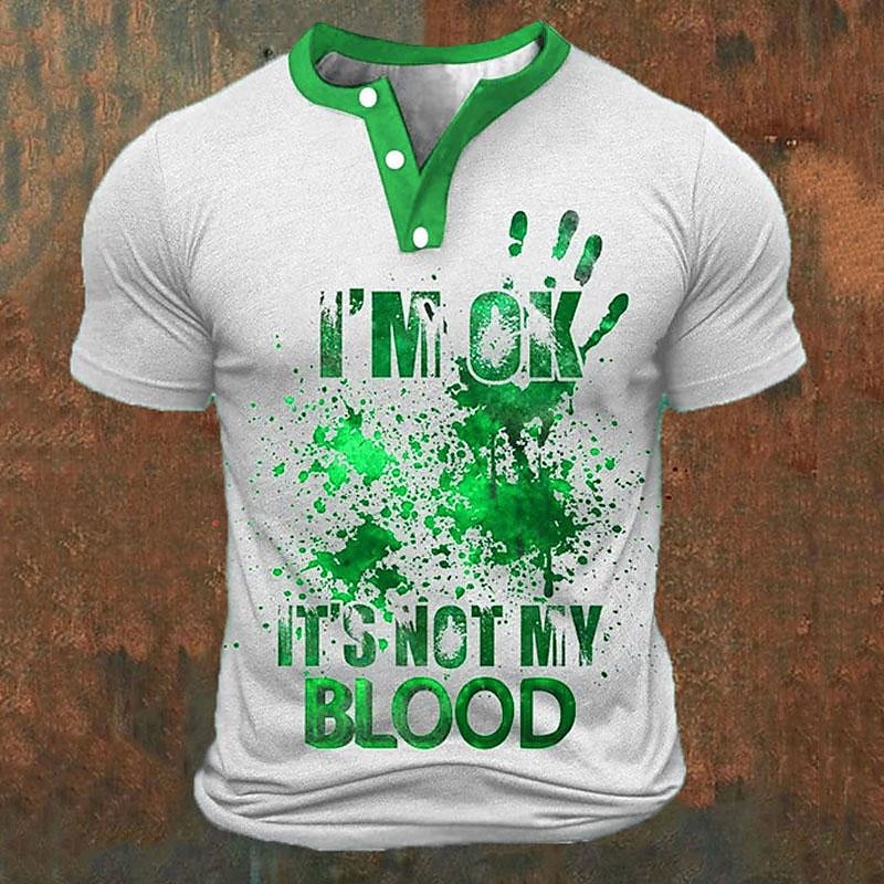 Funny 3D Letter Print Men's He - đánh giá và giá Summer Clothing Men Fashion
