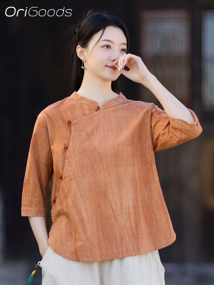 OriGoods Tie Dye Shirt Woman R - đánh giá và giá Summer Clothing Drop